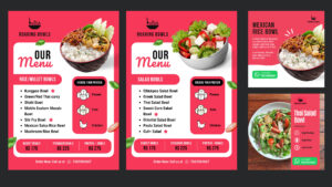 Roaring Bowls Menu